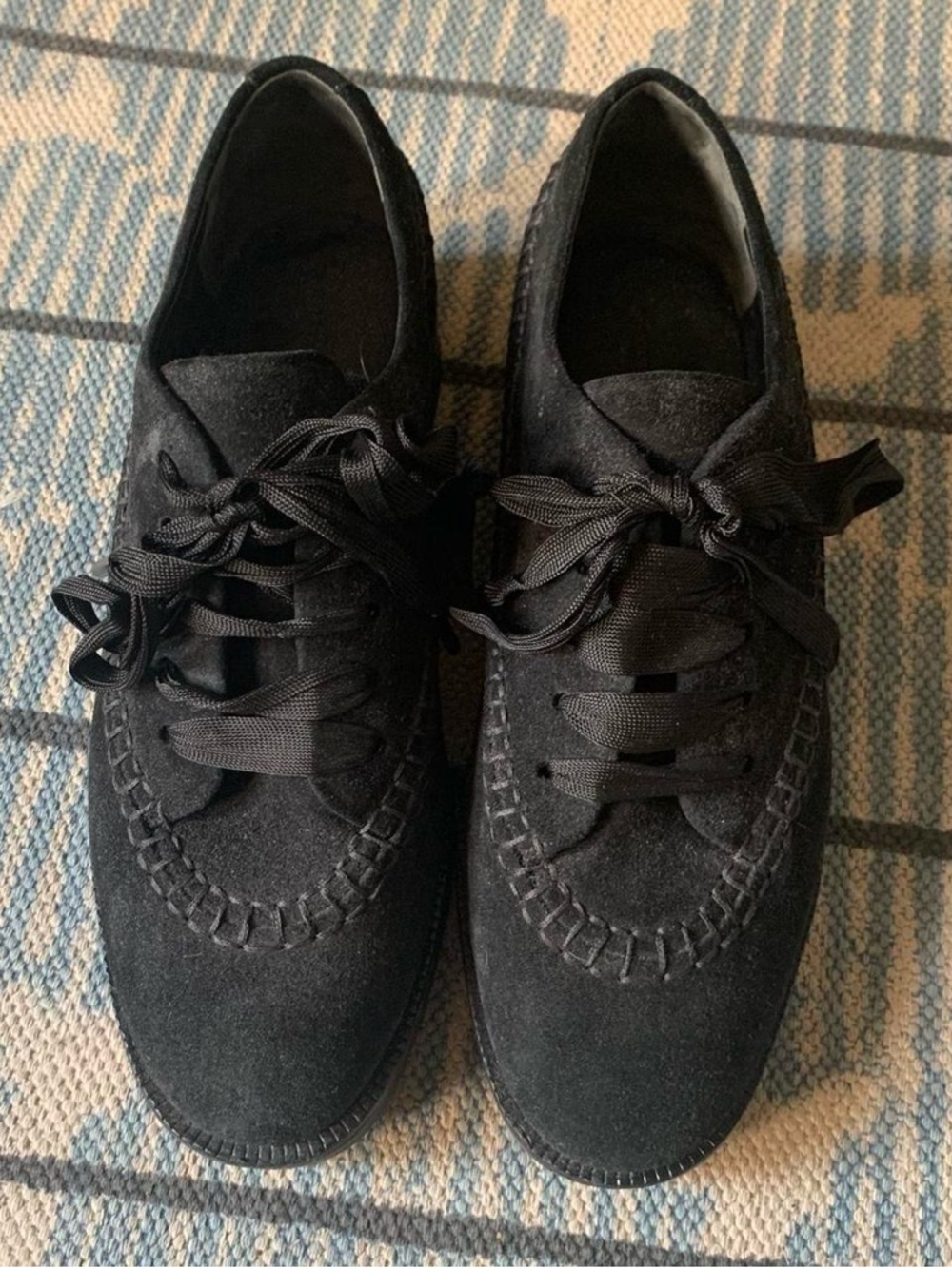Alexander Wang Black Suede Brogues